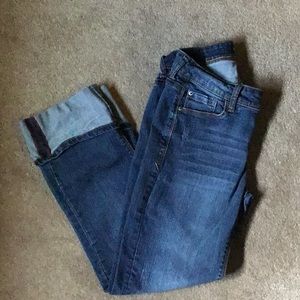 Free Kensie tomboy straight cropped jeans